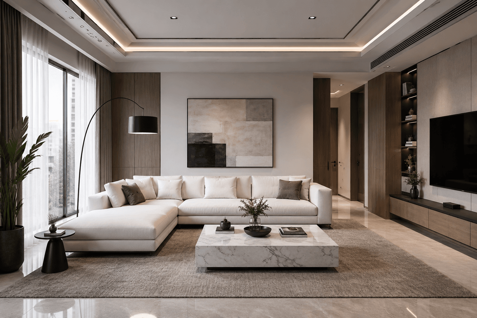 Modern Minimalist Living Room Design
