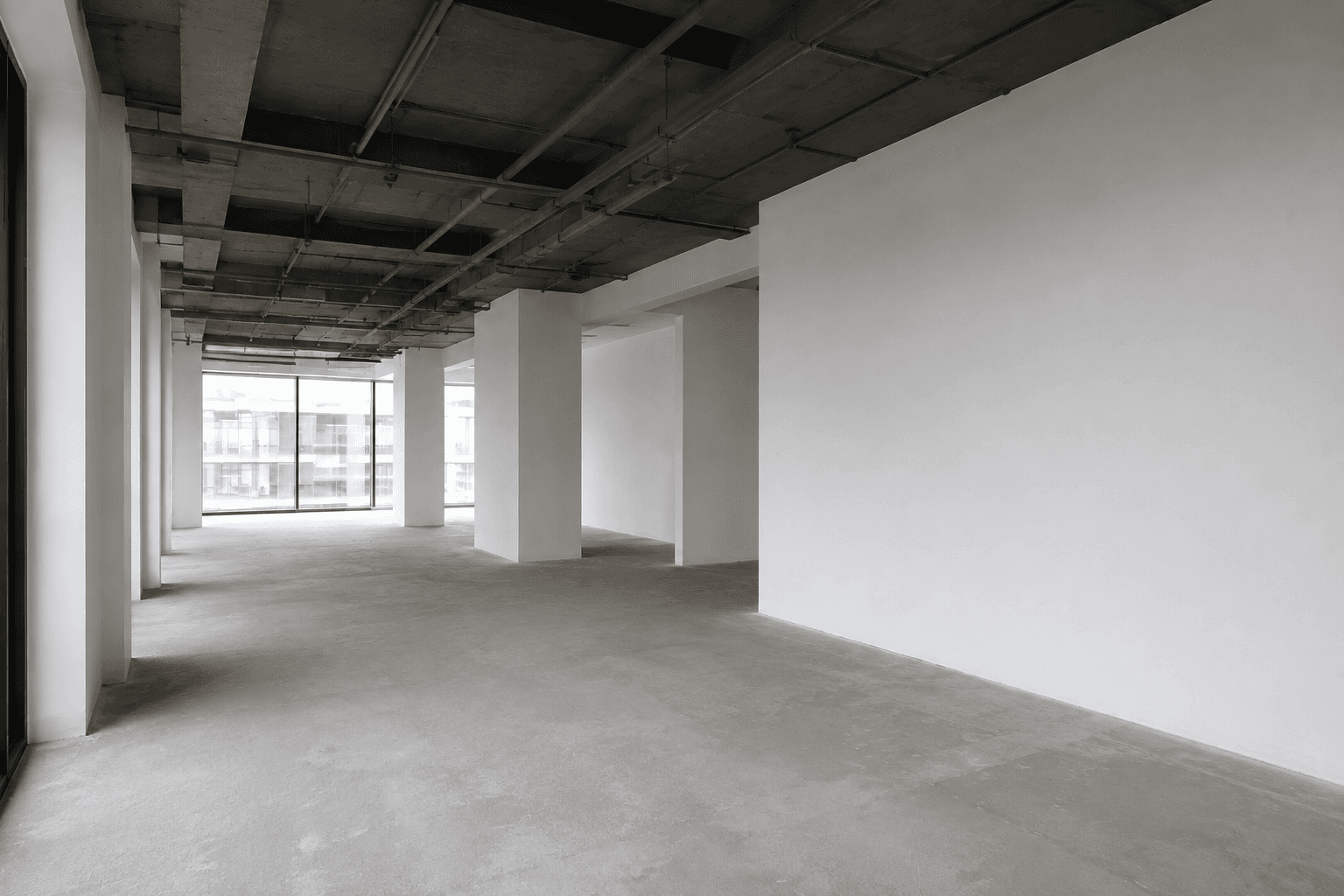 Bare Shell Concrete Space